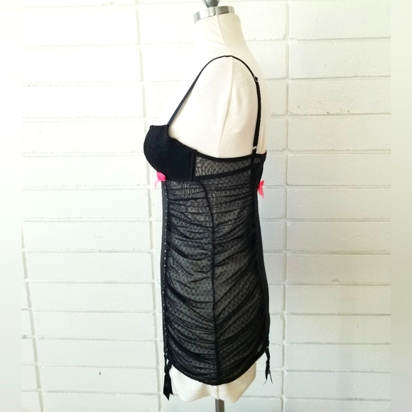 Victoria's Secret Vintage Sexy Little Things Chemise Garter Lace Lingerie NWT - Picture 4 of 16